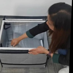 Collapsible VPU Cooler Box for Medicine
